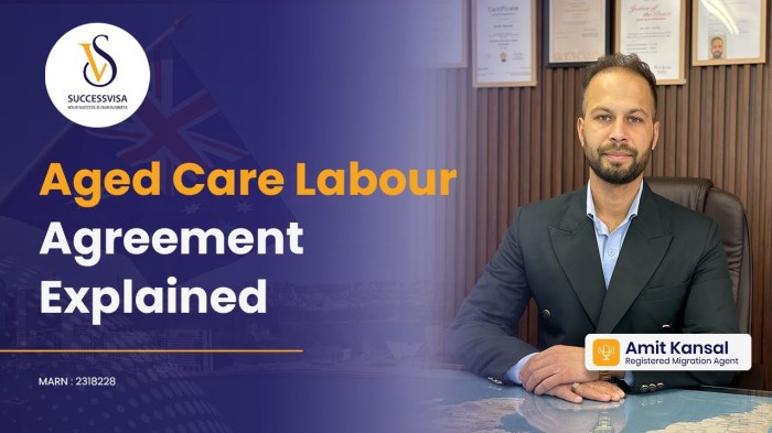 Aged care labour agreement list